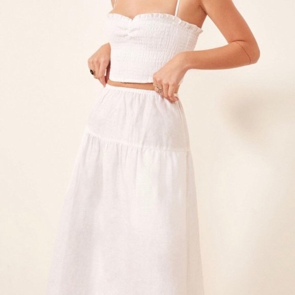 Reformation Kitty Two Piece Matching Skirt Set